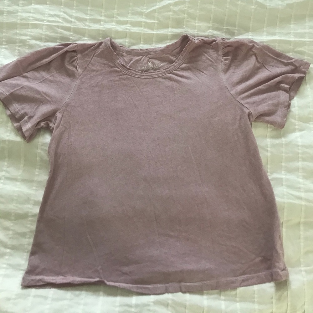 Pink American Eagle loose sleeve shirt